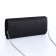 Female bag, valve department, long chain, black color