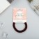 Hair gum "Sport" Aesthetics, 5 cm, brown, black mix