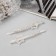 Hair invisibility "Ebba" (set 2 pcs) star, 6 cm, silver