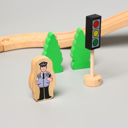 Railway "Big Journey", with a bridge, 39 parts, 27.5 × 27.5 × 5.6 cm-4