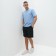 T -shirt men Minaku: Basic Line Man Blue color, size 48
