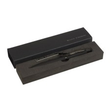 Automatic ball handle, 1.0 mm, BrunovisConti San Remo, blue rod, metal case Soft Touch Black, in case
