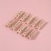 Brongs for sewing, 3 × 0.5 × 0.3 cm, 10 pcs, beige color