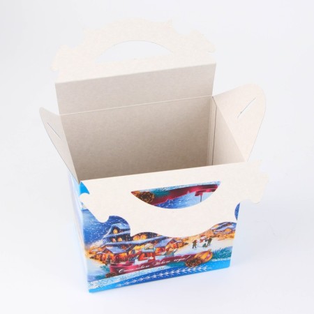 Box Gift New Year Castle New Year's Eve 18.2 x 11.5 x 26 cm-3