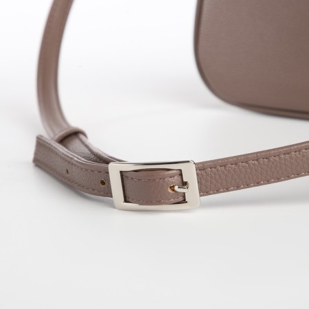 Women's bag Textura, messenger, small size, brown color-5