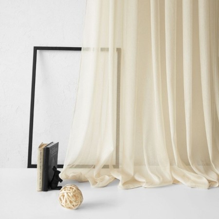 Curtain "Lounli", size 300 x 270 cm, beige color-1