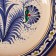 The pancake of Rishtan ceramics "Patterns", 24 cm, Blue Mix