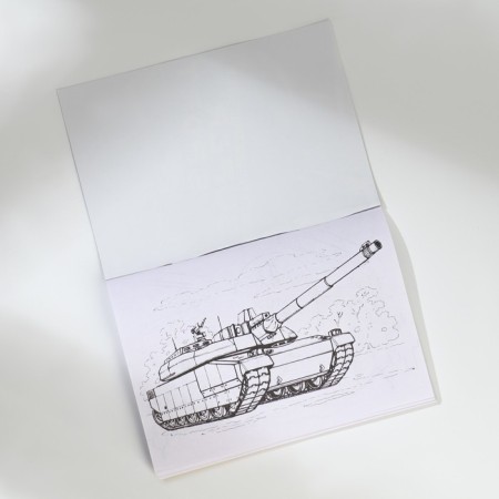 Set: Notepad Collection A6, Tracker of Habits and Wax crayons "Cars"-6