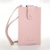 Female bag, cross-bodi, on the magnet, the color is pink