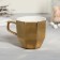 Tea couple Gold, mug 200 ml, saucer 13 cm