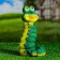 Garden figure "Little caterpillar" 11x11x20cm