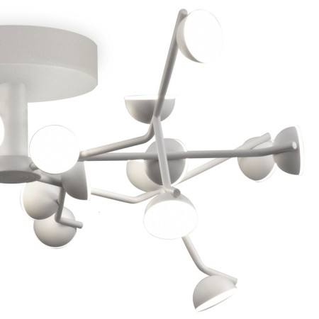 Ceiling chandelier Mantra Adn, Led, 3960lm, 3000k, 225 mm, matte white color-2