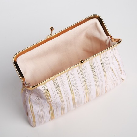 Cosmetic bag on the farmar, white color-2