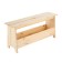 Barks with a storage department Perjohan, 100x25x45, Massive Pine