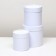 Set of round boxes 3 in 1, "white", 16x16, 14x14, 12x12 cm