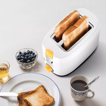 Toster KitFort KT-6206, 750 W, 5 modes of frying, 2 toasts, black and white-3