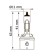 Car lamp H27/1 4007/1 FNB 12V 27W CEEN, HALOGEN FIANIT + 35% LONG Life,
