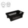 The box is universal, plastic, 60 × 34 × 20 cm, 30 kg, black