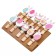 Decorative clothespins with a rope for the suspension "Easter bunny", 10 pcs.