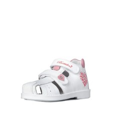 Children's sandals, size 25, pink-white color