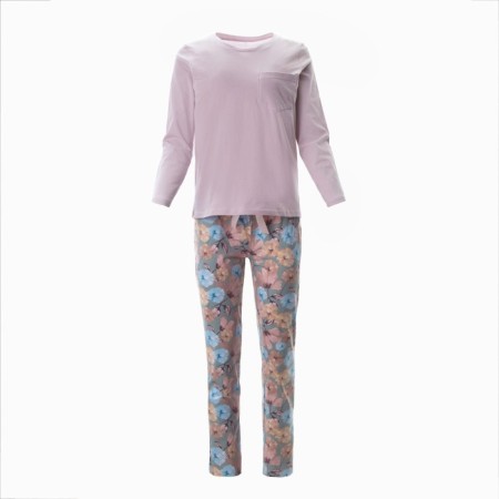 The kit is women's home (longshille/pants), pink color, size 54-5