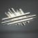 Luer with DPD "Jema" LED 160W 3000-6000W RGB gold 70x70x12cm Bayerlux
