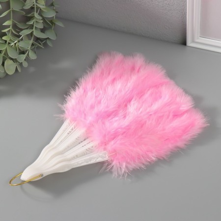 Fan plastic, pen "Pink" h = 26 cm 25 blades 3x50x26 cm-2