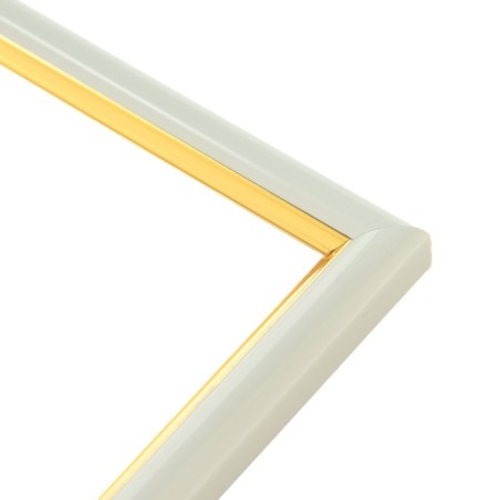 Frame for paintings (mirrors) 21 x 30 x 1.2 cm, plastic, calligrata pkm, white-2