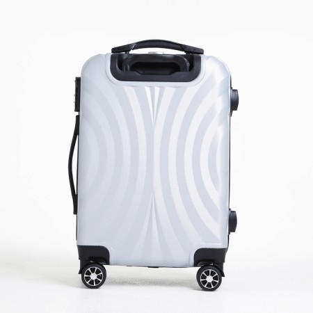 Small 20 suitcase, "Cartes factory", lightning department, code castle, 4 wheels, color gray color-5