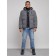 Male Winter jacket, size 48, dark gray color