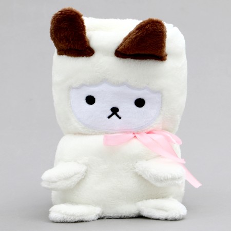 Soft toy-gun "Sheep", 20 cm, white color