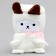 Soft toy-gun "Sheep", 20 cm, white color