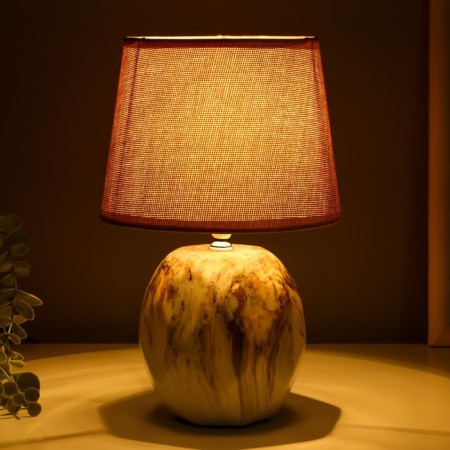 Table lamp 16420/1BG E14 40W Beige 17.5x17.5x28.5 cm Risalux-2