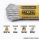 Paracord 550 reflective, nylon, gray, d - 4 mm, 10 m