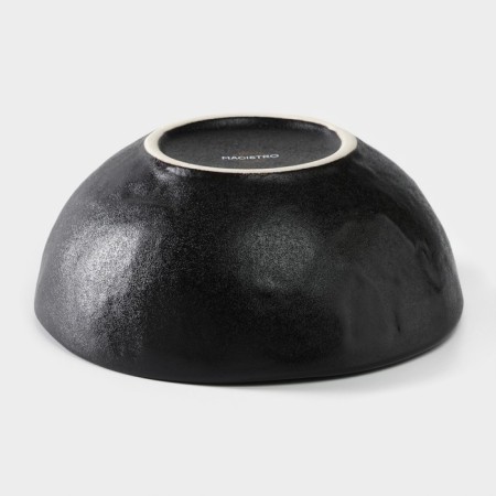 Porcelain salad Magistro pietra lunare, 780 ml, d = 16 cm, black color-2
