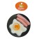 Boxing "Breakfast" toy for dogs, 13.5 cm, on a black plate