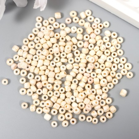 Round beads 6/0 "White Pearl" 20 g-1