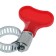 Chervyki clamp with the "lamb" Zein, through the surge, diameter 8-12 mm, galvanized