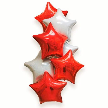 Set of foil balls "Bright Stars", 7 pcs.-1