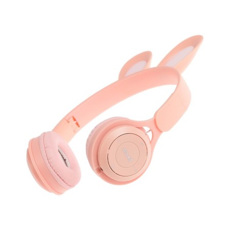Wireless headphones Y08R, invoices, children's, BT 5.1, backlight, 400 mAh, pink-2