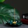 A set of incense on the stand "Meili" green 10x4cm