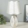 Sheldon table lamp E14 40W silver 20x20x33 cm Risalux