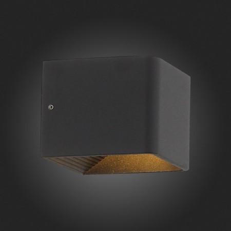 Wall lamp ST LUCE. SL455.041.01. 1x6 W, LED, 3000K, 213 LM, 10x8 cm, black color-4