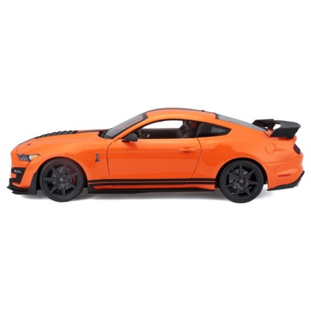 MASTO DIE-CAST 2020 Ford Shelby GT500 machine, opening doors, 1:18, Orange color-8