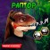 The interactive mask of the Raptor dinosaur, sound effects, works from batteries