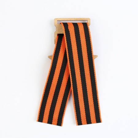 Icon with St. George ribbon on Victory Day "May 9", wood, 4.6 x 5.7 cm-4