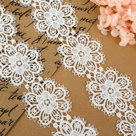 Hypure lace, 55 mm × 9 ± 0.5 m, white color-1