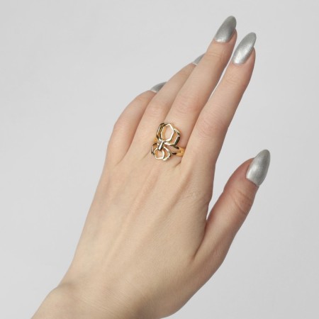 Ring "mood" spider, color gold, dimensionless-2
