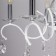 Causte "candle", size 61x87x61 cm, 200W 5XE14 IP 20