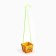 Wooden Kashpo 10 × 10.5 × 9 cm Raphael "September 1", handle ribbon, gradient yellow orange